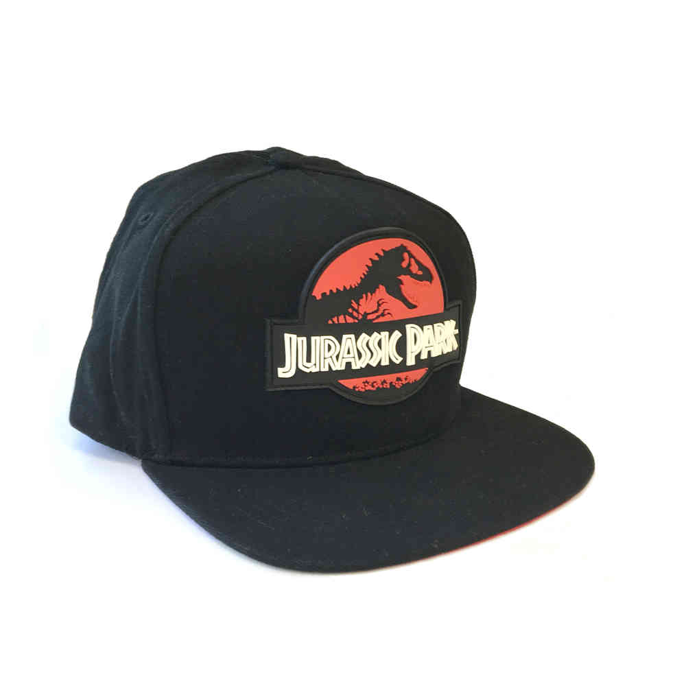 Jurassic Park - Red Logo Casquette - Noir
